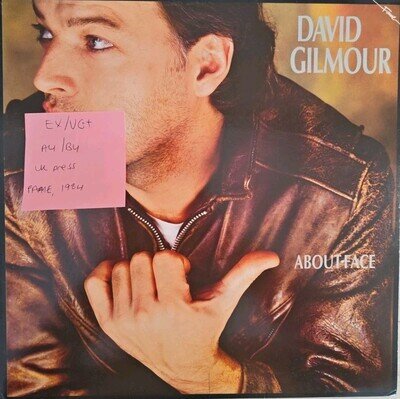 David Gilmour ‎About Face Vinyl Record EX/VG+ FA 3173 1987