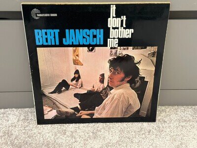 BERT JANSCH - It Don't Bother Me - RARE UK 1st Press LP (1965) TRA 132 EX/VG
