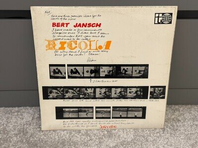 BERT JANSCH - Nicola - RARE UK 1st Press LP (1967) TRA 157 Transatlantic EX/VG
