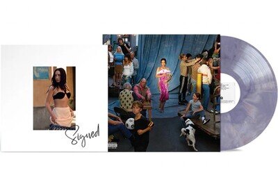 DEMI LOVATO It's Not That Deep Purple Marble LP + HAND SIGNED Card New/Unplayed