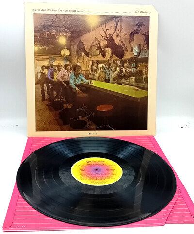 RED STEAGALL - Lone Star Beer and Bob Wills Music - 1976 Vinyl LP - US Issue