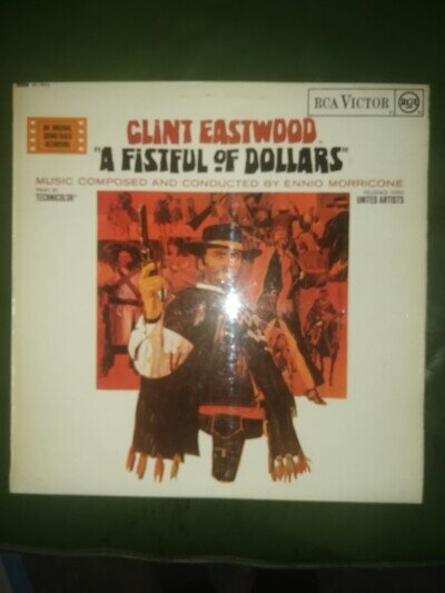 ennio morricone"a fistful of dollars" vinyl soundtrack 1967.rca recs