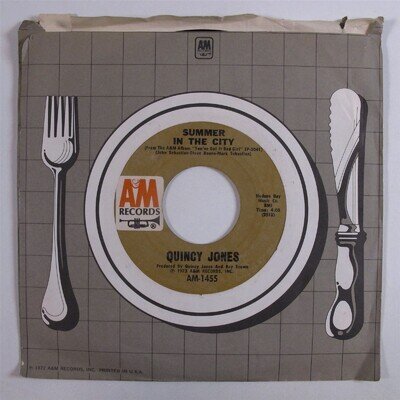 Funk 45 QUINCY JONES Summer In The City/The Streetbeater A&M HEAR d