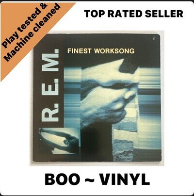 R.E.M. - Finest Worksong 7” Vinyl Record IRS EX / EX Condition