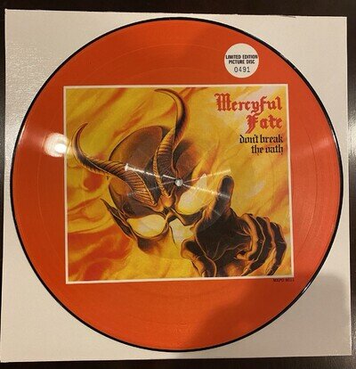 Mercyful Fate Don’t Break The Oath Picture Disc LP Vinyl 1984 US RARE!!!