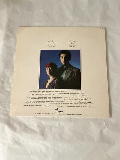 RICHARD AND LINDA THOMPSON FIRST LIGHT LP FOLK ROCK CHR 1177 VINYL PLAY TESTED