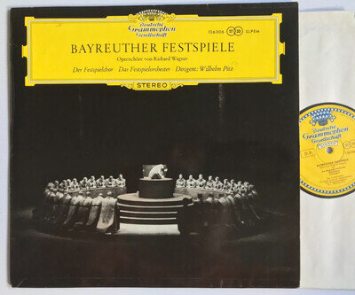 Wagner Bayreuth Festival Opera Choruses - Wilhelm Pitz DGG 136 006 SLPEM Tulip