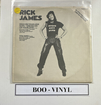 Rick James High On Your Love Suite 12" Maxi Single Vinyl Record 12TMG1137 EX/VG+