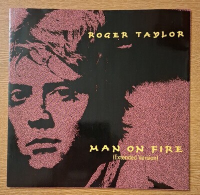 Roger Taylor Man On Fire (Extended Version) 12" Single (Play Tested)