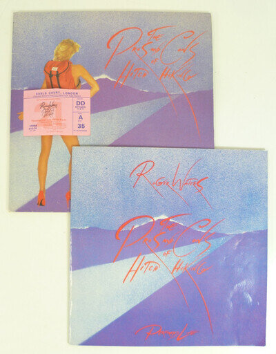 ROGER WATERS - The Pros and Cons of Hitch Hiking 1984 LP + Tour Prog + Ticket W8