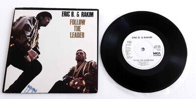 Eric B. & Rakim – Follow The Leader - 7" Single, Vinyl Record UK 1988 Hip-Hop EX