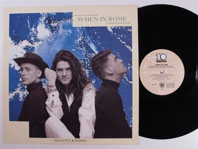 WHEN IN ROME Heaven Knows 10 12" VG+ 45rpm uk z