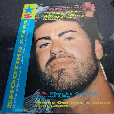 George Michael • Shooting Stars • Poster Magazine • 1988 - new - 0035