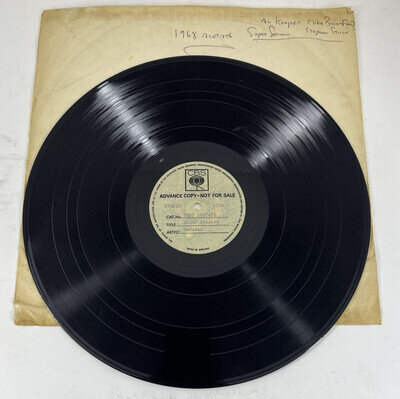 MIKE BLOOMFIELD AL KOOPER STEPHEN STILLS Super Session 1968 CBS UK ACETATE LP