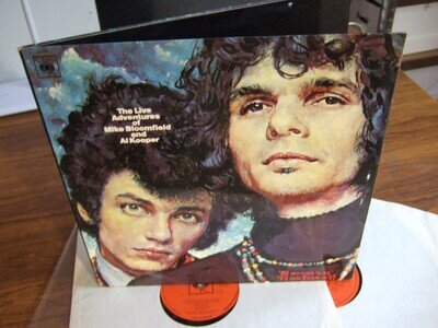 MIKE BLOOMFIELD & AL KOOPER LIVE ADVENTURES - 1st UK DBL LP G/FOLD CBS 66216 EX