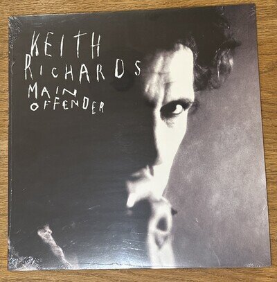 KEITH RICHARDS - MAIN OFFENDER (1992 LP) NEW & SEALED RED VINYL 2022 REISSUE