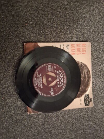 Ricky Nelson 'Ricky Sings Again' Part 2 London 58 EP ex