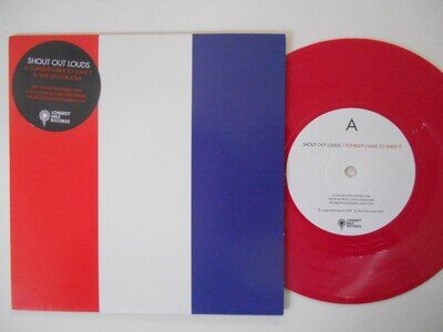 SHOUT OUT LOUDS Tonight I Have To Leave It - Red Vinyl EX/EX Cond 7" (2007)