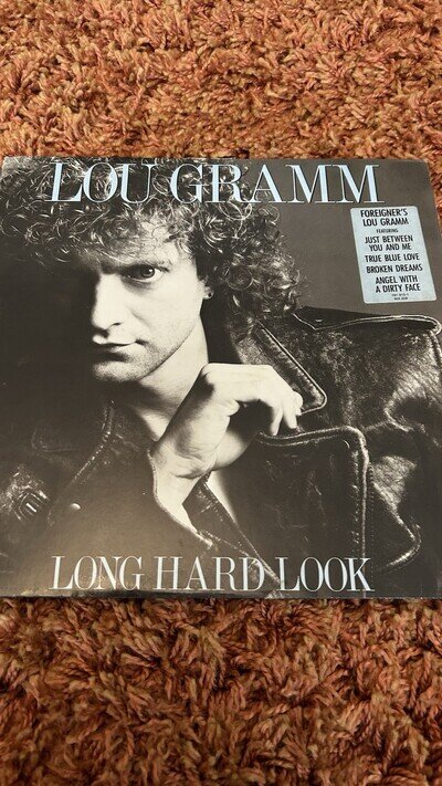 Lou Gramm – Long Hard Look 12" Vinyl Album LP EX 1989