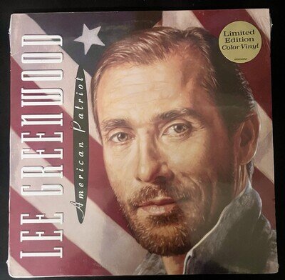 LEE GREENWOOD AMERICAN PATRIOT [RED, WHITE & BLUE SPLATTER LP] NEW LP
