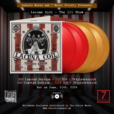 Lacuna Coil - The 119 Show (live In London) Red LP [VINYL]
