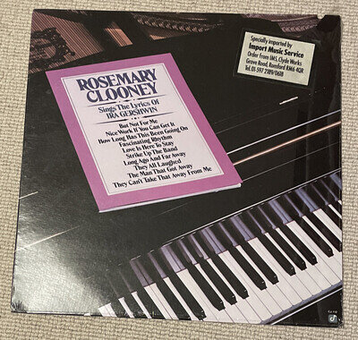 Rosemary Clooney Sings The Lyrics Of Ira Gershwin Vinyl album LP New Sealed 1980