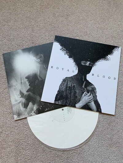 Royal Blood - Royal Blood White Vinyl LP Rare Limited Edition Only 800 Copies .