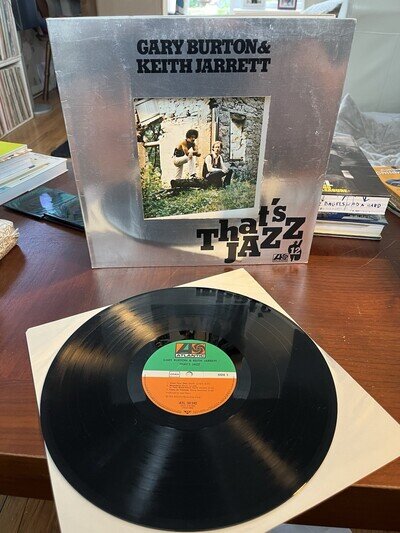 GARY BURTON KEITH JARRETT 1976 GERMAN ATLANTIC PRESS, THAT'S JAZZ 12, EX