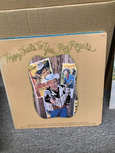 ROY ROGERS HAPPY TRAILS TO YOU, VINYL LP, T467, VG+