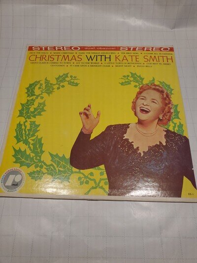 Kate Smith – Christmas With Kate Smith [1959 Vinyl Record LP] Stereo