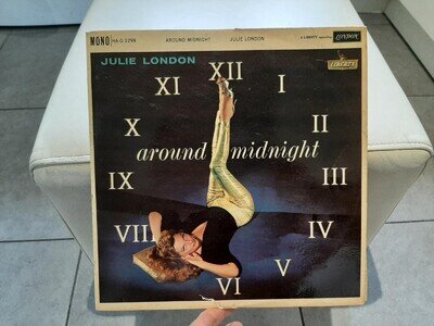 JULIE LONDON Around Midnight LP UK LONDON Mono HA-G 2299 VG+ AUDIO