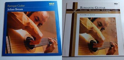 Julian Bream / Romantic Guitar / Baroque Guitar VINYL LP BUNDLE / EX / FAST POST