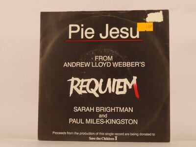 BRIGHTMAN,SARAH PIE JESU (1) (137) 7" HMV