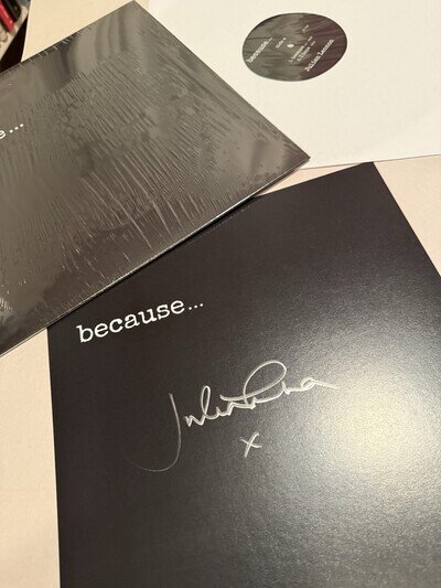 Julian Lennon SIGNED 4 Track Vinyl BECAUS LTD EP John The Beatles RARE NEW