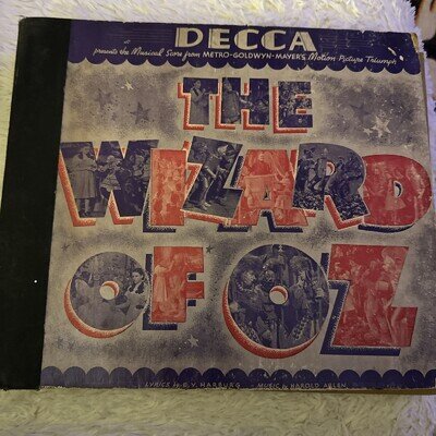 DECCA The Wizard Of Oz Record Album Set 74 4X78s 1939 Judy Garland Victor Young