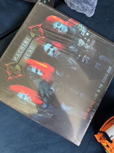 MACHINE HEAD-BURN IN MY EYES LIVE*2019 LIM SPLATTER LP*SIGNED*PANTERA,SLAYER