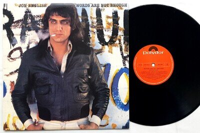 Jon English–Words Are Not Enough Vinyl LP 1978 Polydor Australia – 2907 046 NM