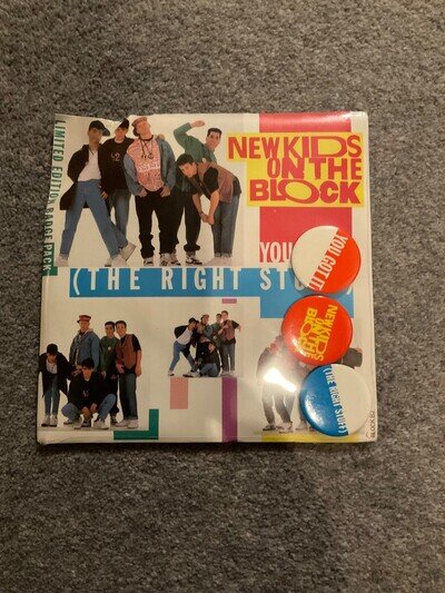 New Kids On The Block - You Got It (The Right Stuff) - 7” Sealed With 3 Badges