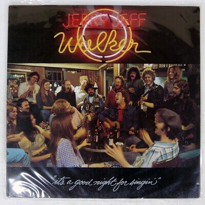 JERRY JEFF WALKER IT'S A GOOD NIGHT FOR SINGIN MCA MCA2202 US VINYL LP