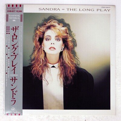 SANDRA LONG PLAY VIRGIN 25VB1077 Japan PROMO OBI INSERT VINYL LP