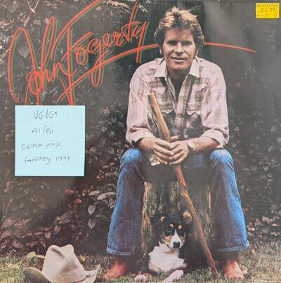 John Fogerty Self Titled Vinyl Record VG/G+ FACE507 1975