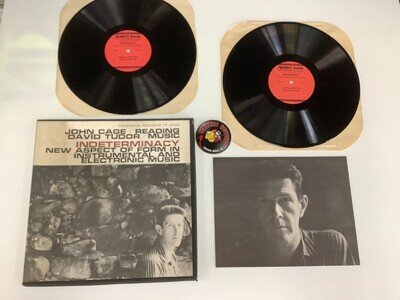 John Cage/David Tudor Indeterminacy Vinyl USED ELECTRONIC Piranha