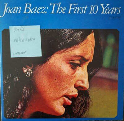 Joan Baez The First 10 Years Vinyl Record VG+/VG 6635003 1971