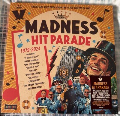 Madness Hit Parade - 4 LP / 7” Vinyl Single Boxset / Signed Print Ltd to 500