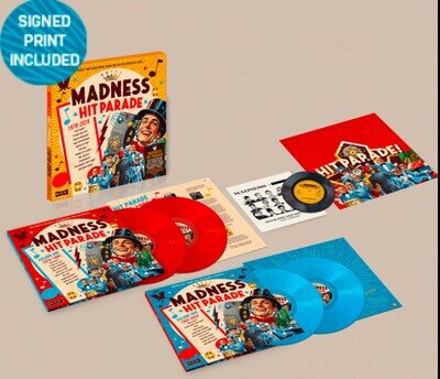 Madness - Hit Parade *4xLP Coloured Vinyl + 7" Single + Signed Print