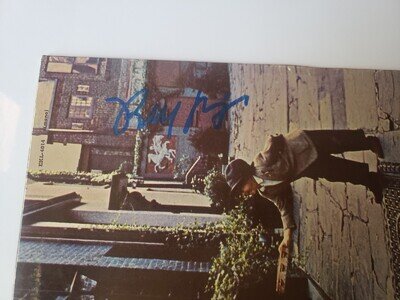 ROBBY KRIEGER HAND SIGNED 1960s VG+ The Doors – Strange Days COVER ONLY NO LP