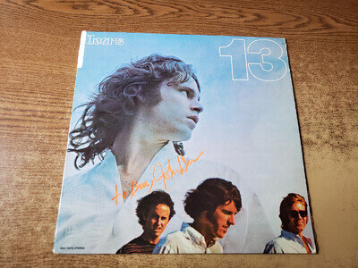 HAND SIGNED JOHN DENSMORE 1970s EXCELLENT The Doors – 13 74079 LP33