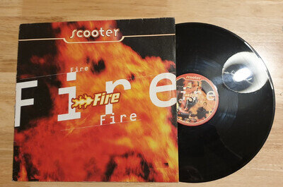 Scooter - Fire - 12" Vinyl ( featured in Mortal Kombat 2 movie ) ......RARE....