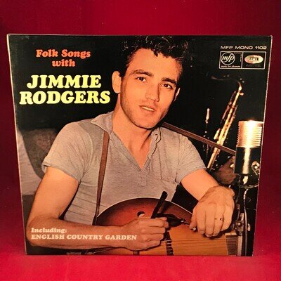 JIMMIE RODGERS Folk Songs With 1966 UK vinyl LP English Country Garden