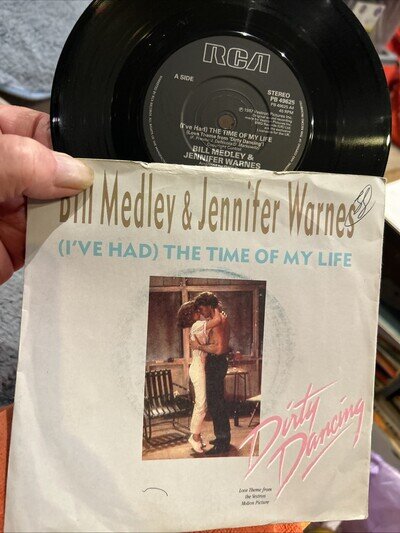 BILL MEDLEY & JENNIFER WARNES - (I’ve Had) The Time Of My Life 7” Single 1987 Ex